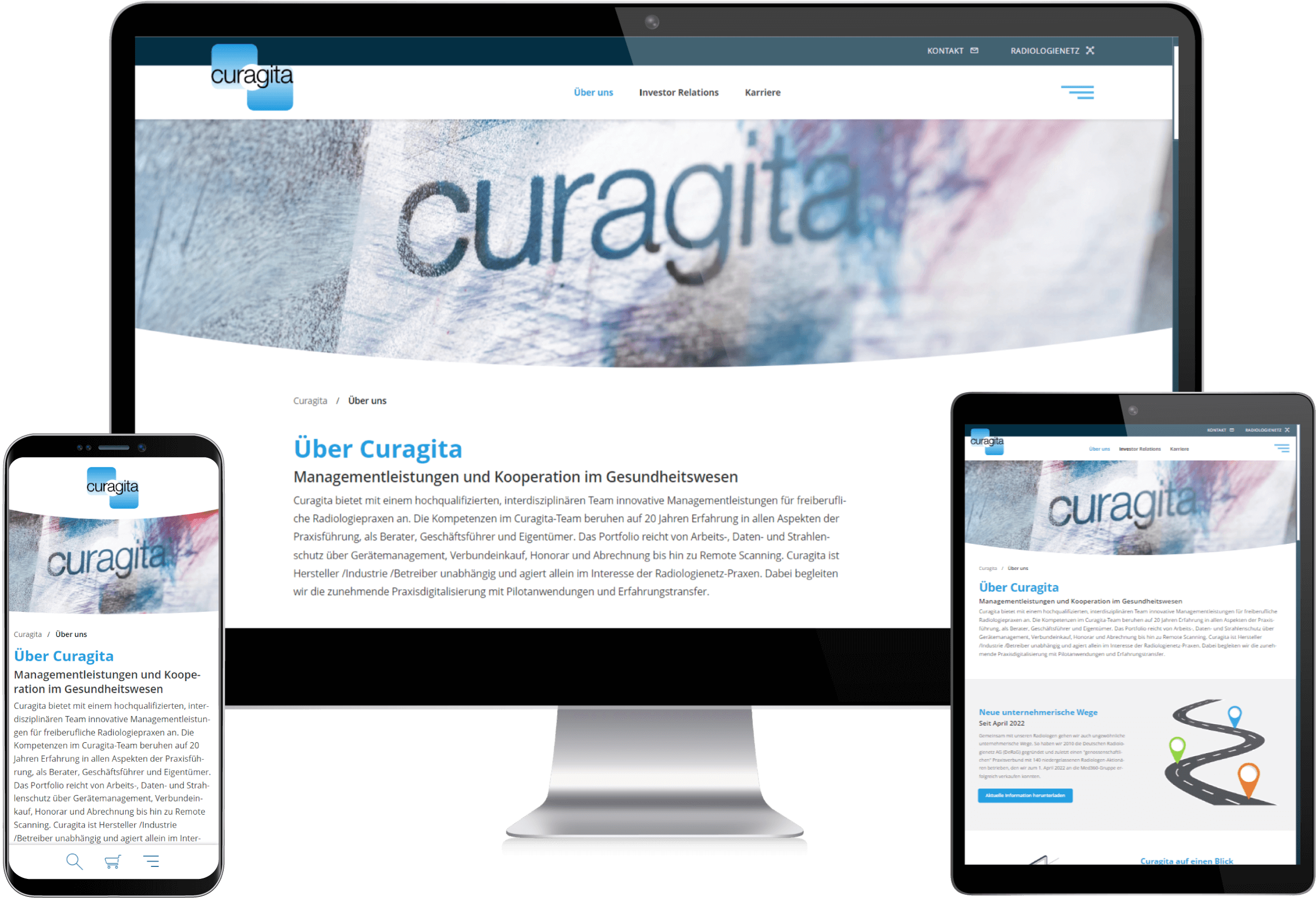 Projekt Curagita Website Galileo Webagentur OHG Projekt Curagita Website Galileo Webagentur OHG