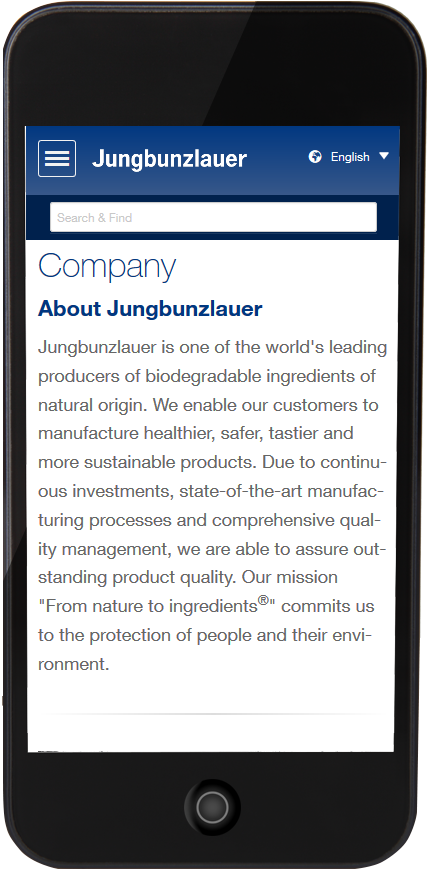 Bildmontage Jungbunzlauer Suisse AG Mobil Company